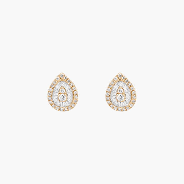 Pear Diamond Earrings