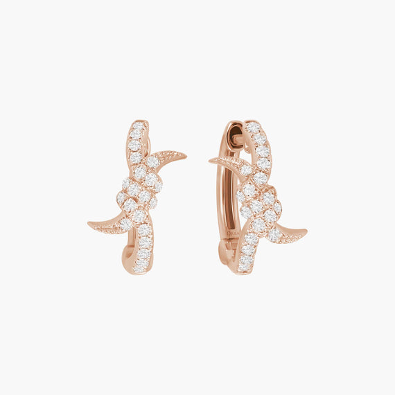 Mini créoles barbelés