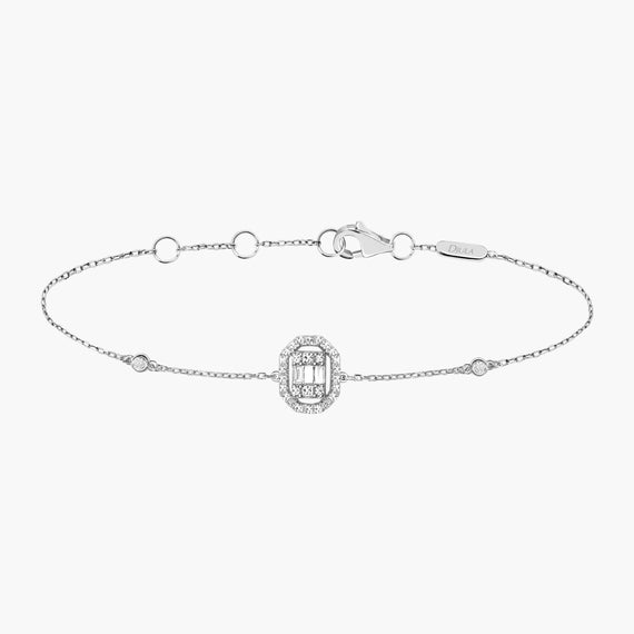 Square Diamond Union Bracelet