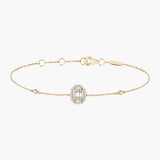 Square Diamond Union Bracelet