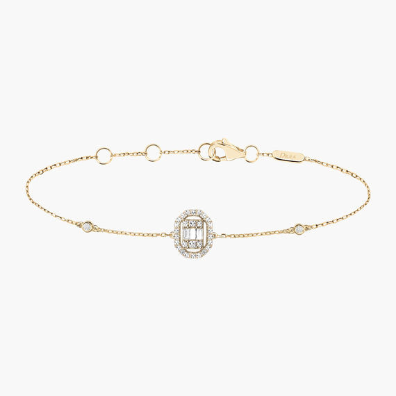 Square Diamond Union Bracelet