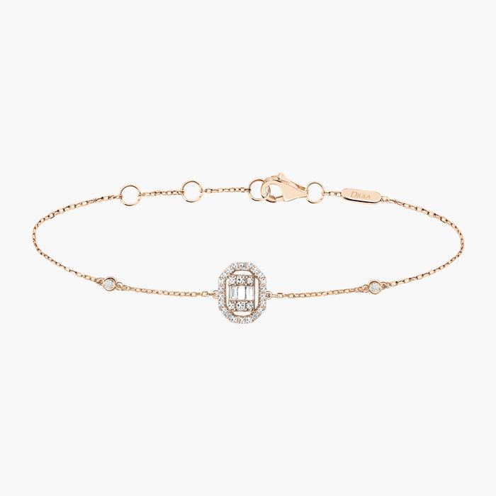 Square Diamond Union Bracelet