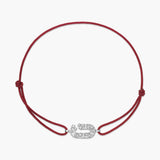 Broken Chain Cord Bracelet