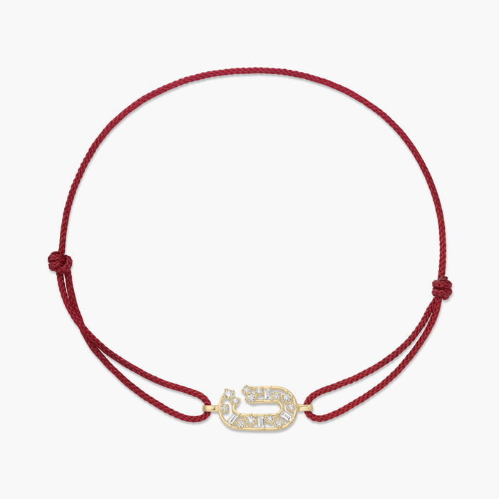 Broken Chain Cord Bracelet