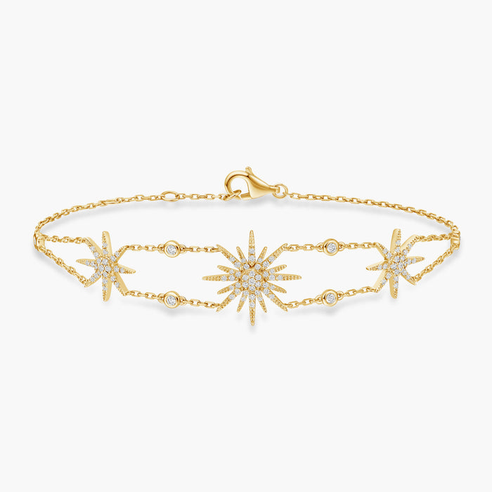 Soleil Chain Bracelet 3 suns