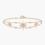 Soleil Chain Bracelet 3 suns