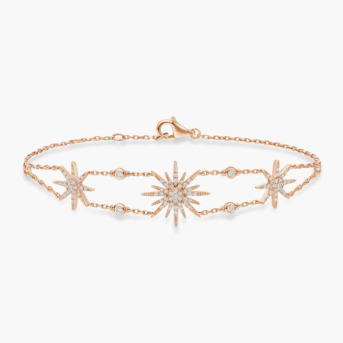 Soleil Chain Bracelet 3 suns
