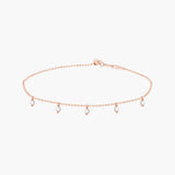Gypsy tassel diamond bracelet
