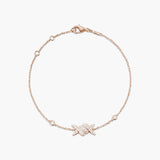 Bracelet Barbelé Pavé