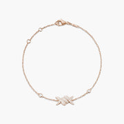 Bracelet Barbelé Pavé