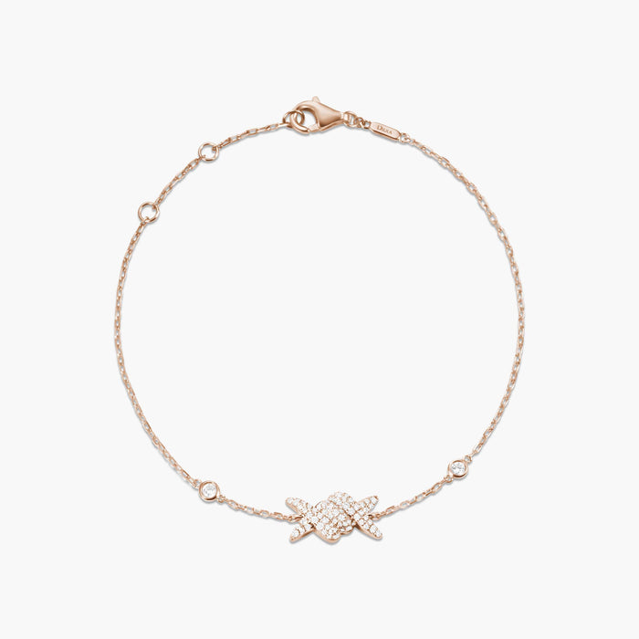 Bracelet Barbelé Pavé