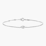 Magic Touch pear chain bracelet