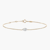 Magic Touch pear chain bracelet
