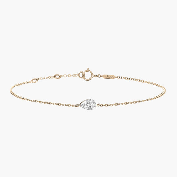 Magic Touch pear chain bracelet