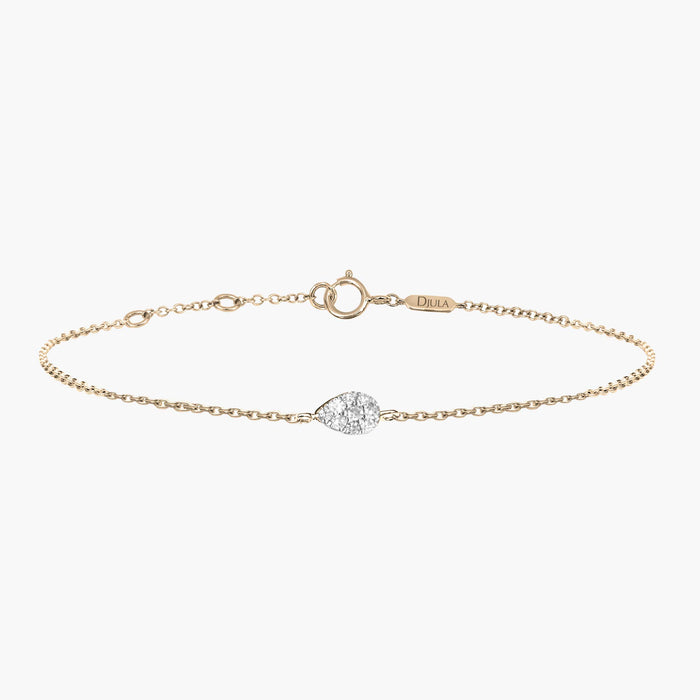 Magic Touch pear chain bracelet