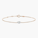 Magic Touch pear chain bracelet