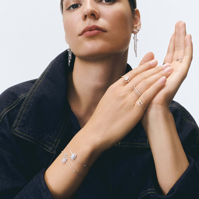 Bracelet Union Poire Diamants