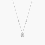 Baguette Square Diamond Union Necklace