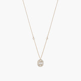 Baguette Square Diamond Union Necklace