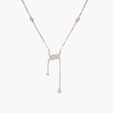 Barbelé Drop Paved Necklace