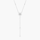 Soleil lariat necklace
