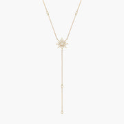 Soleil lariat necklace
