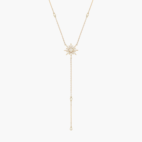 Soleil lariat necklace