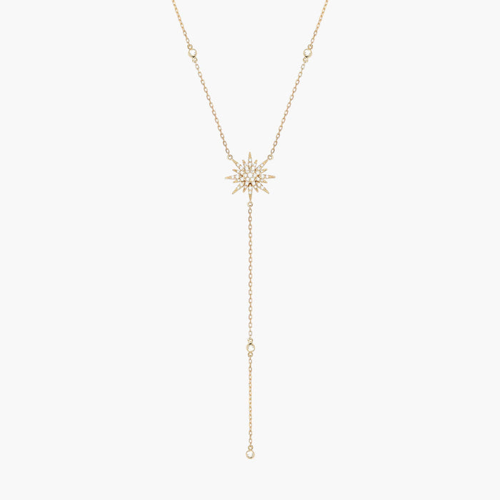 Soleil lariat necklace