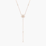 Soleil lariat necklace