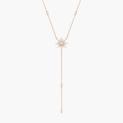 Soleil lariat necklace