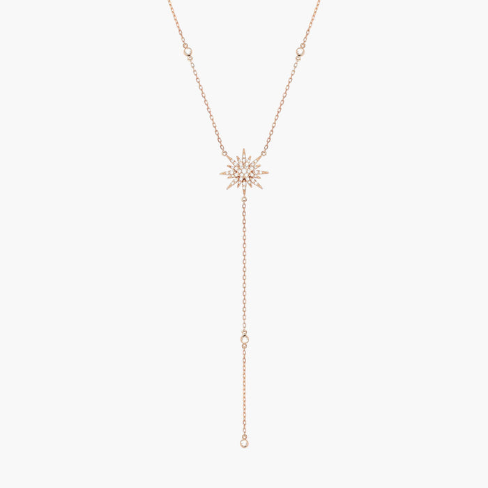 Soleil lariat necklace