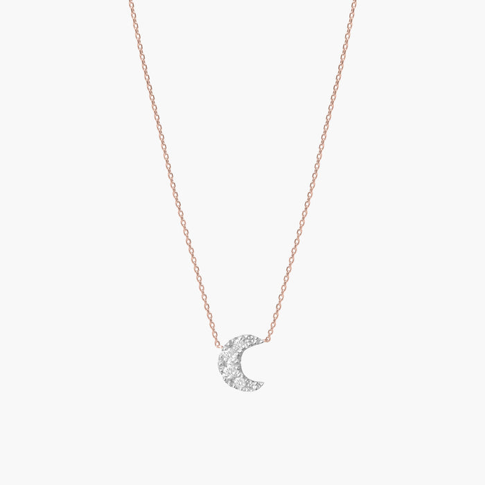 Magic Touch moon necklace
