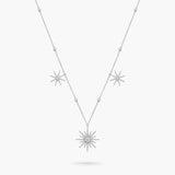 Soleil Necklace 3 drop suns