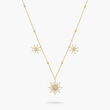 Soleil necklace 3 suns