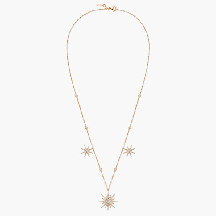 Soleil Necklace 3 drop suns