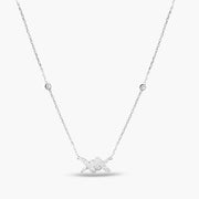 Collier Barbelé Pavé