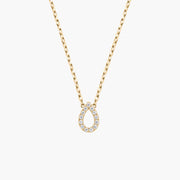 Magic Touch Pear Necklace Large Model