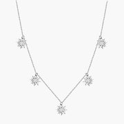 Soleil large tassels necklace