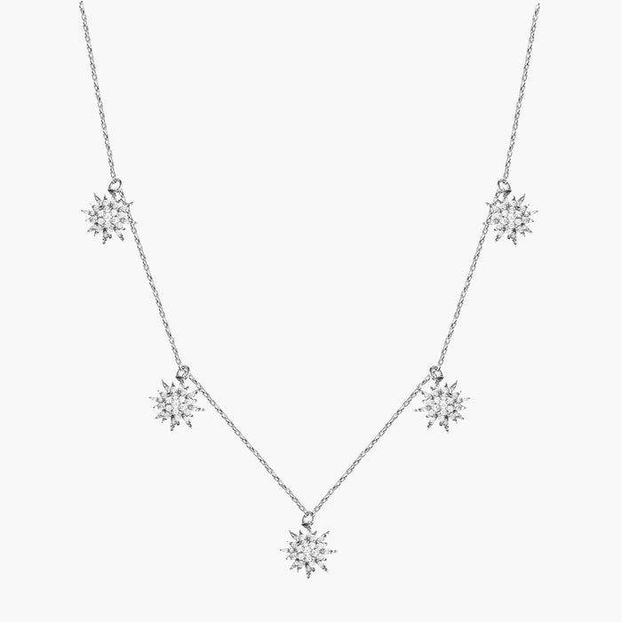 Soleil large tassels necklace