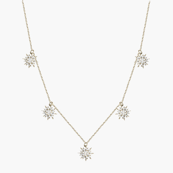 Soleil large tassels necklace