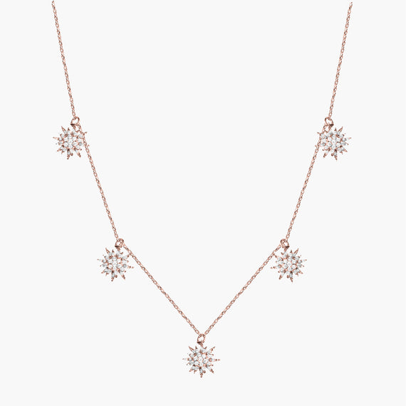 Soleil large tassels necklace