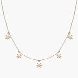 Soleil small tassels necklace