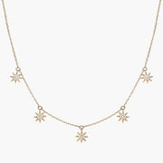 Soleil small tassels necklace