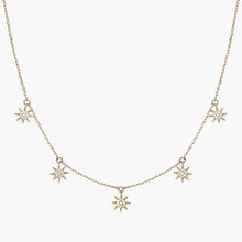 Soleil five suns necklace