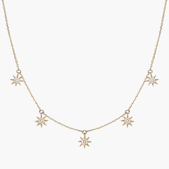 Soleil small tassels necklace