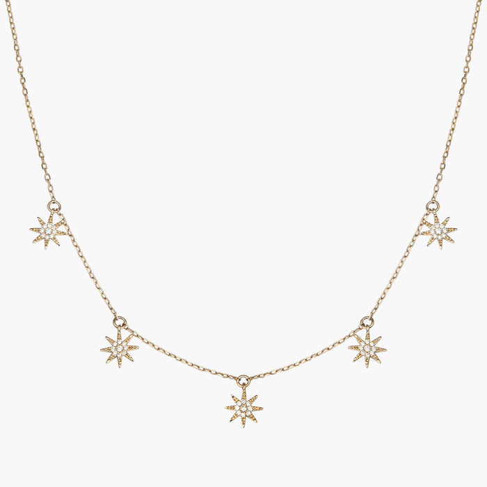 Soleil small tassels necklace