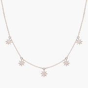 Soleil small tassels necklace