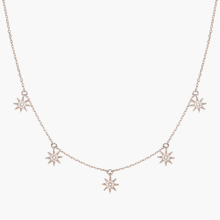 Soleil small tassels necklace