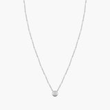 Magic Touch solitaire necklace