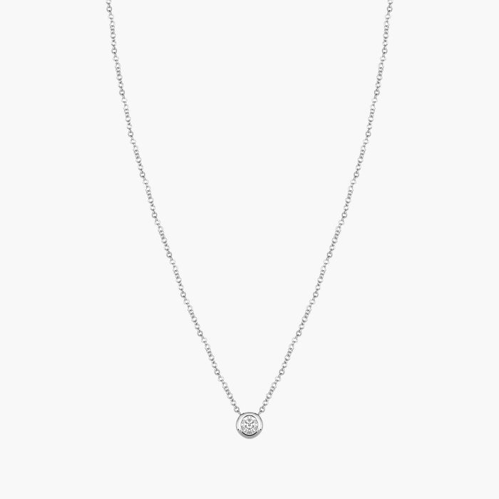 Magic Touch solitaire necklace